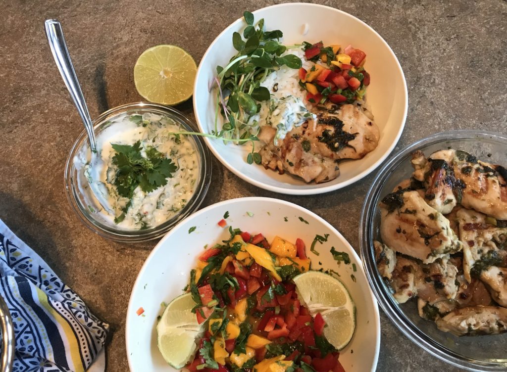 Peach Cilantro Marinade