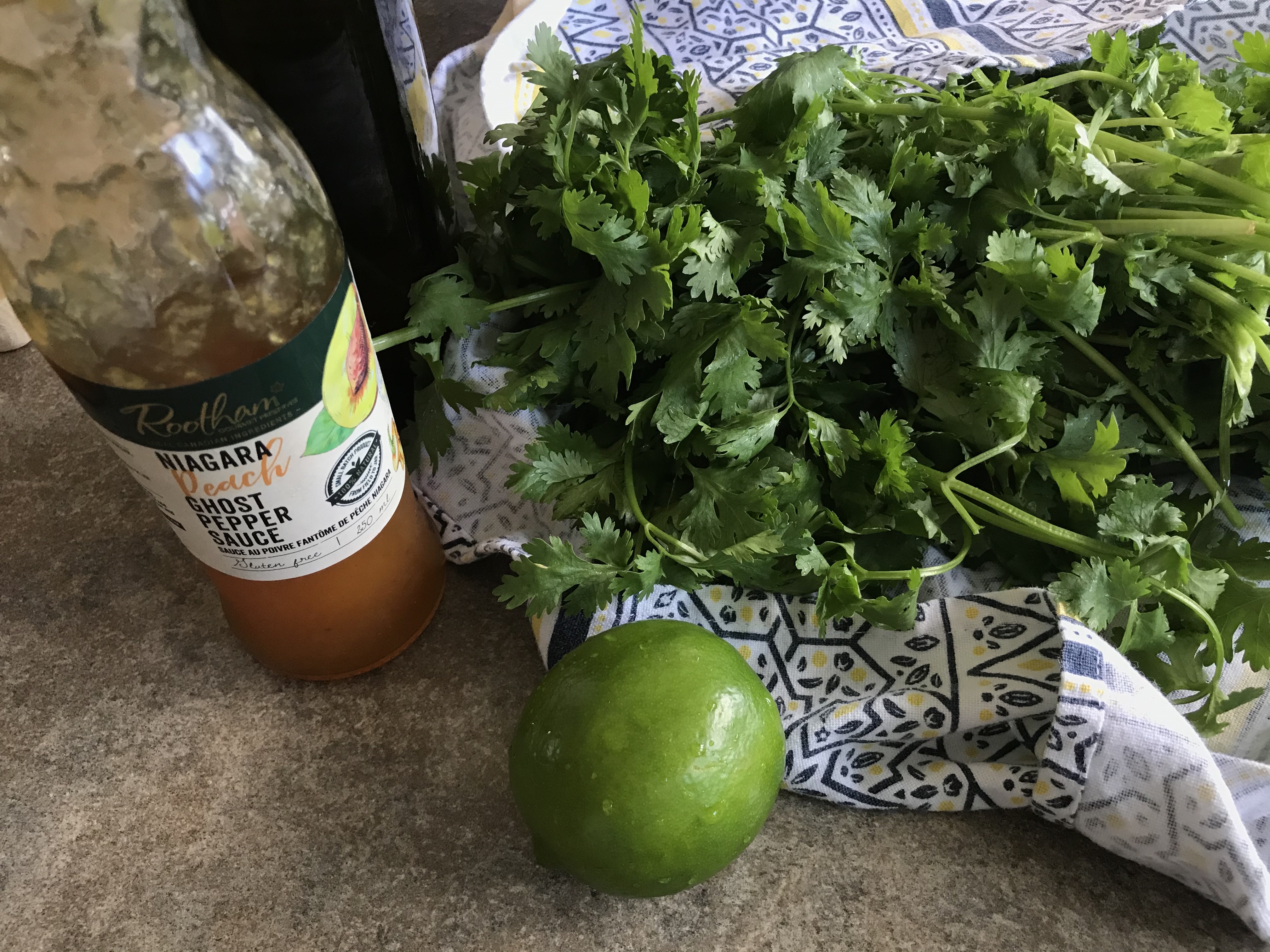 Peach Cilantro Marinate