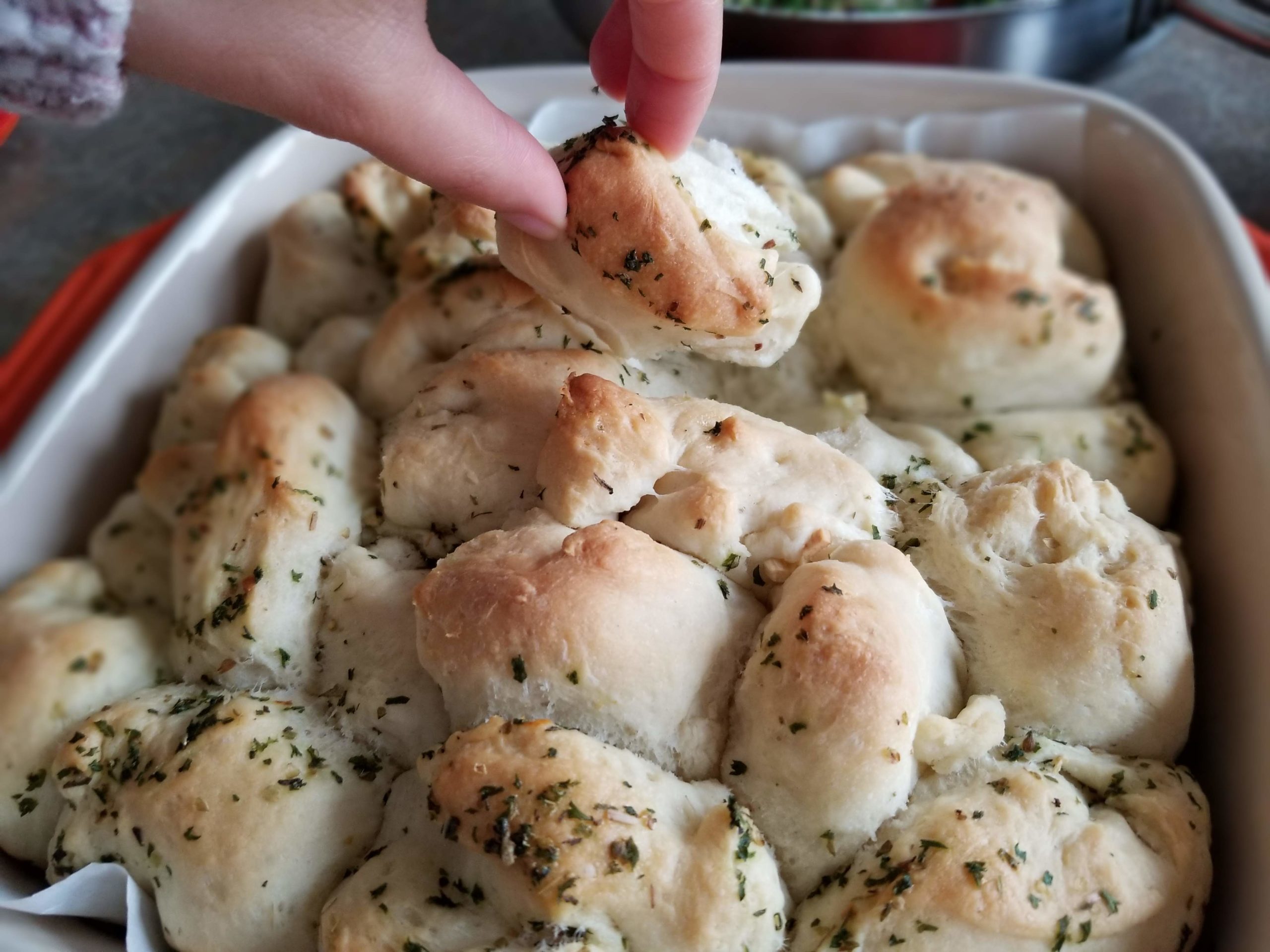Pull Apart Garlic Bread