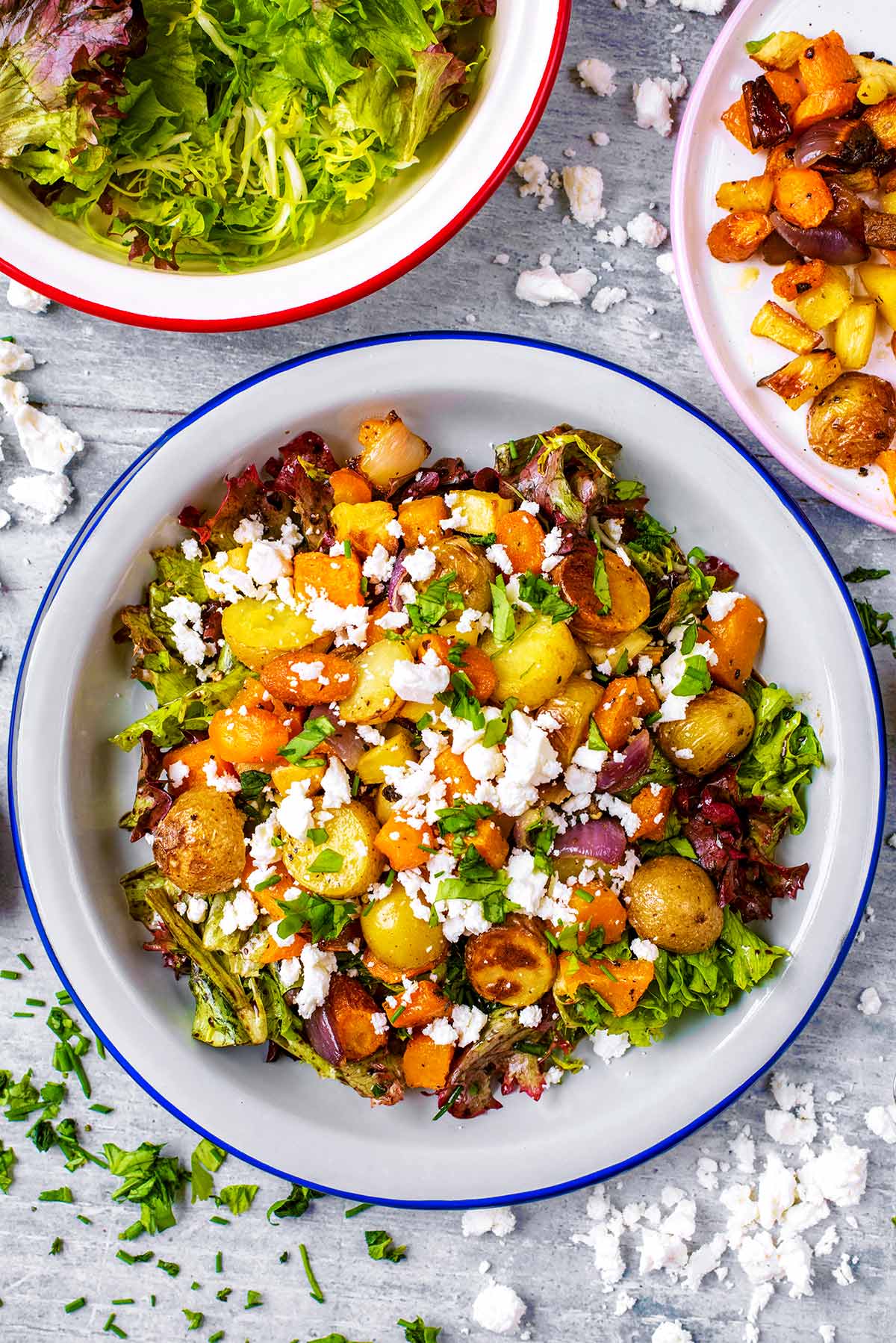Roast Vegetables Winter Salad