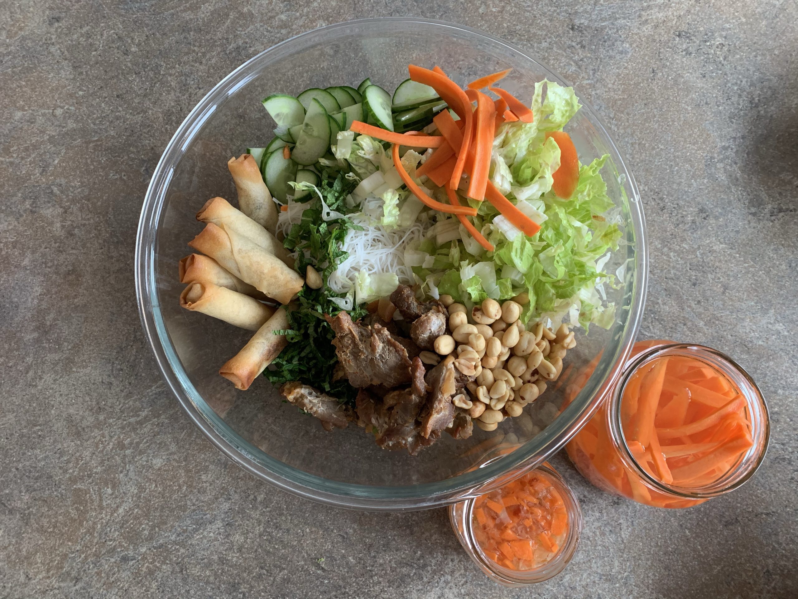 Bún Thịt Nướng Vietnamese Pork Noodle Bowl